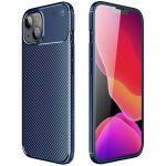 iMoshion Carbon Softcase Backcover iPhone 13 - Blauw