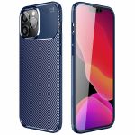 iMoshion Carbon Softcase Backcover iPhone 14 Pro - Blauw