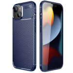 iMoshion Carbon Softcase Backcover iPhone 14 Plus - Blauw