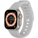 iMoshion Siliconen bandje Apple Watch Series 1-9 / SE / Ultra (2) - 42/44/45/49 mm - Lichtgrijs
