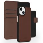 Accezz Premium Leather 2 in 1 Wallet Bookcase iPhone 14 - Bruin