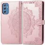 iMoshion Mandala Booktype Samsung Galaxy M52 - Rosé Goud