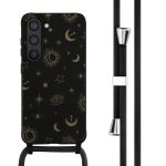 iMoshion Siliconen design hoesje met koord Samsung Galaxy S23 - Sky Black