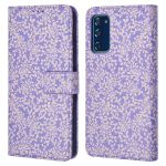 iMoshion Design Bookcase Samsung Galaxy S20 FE - Purple White Flowers