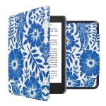 iMoshion Design Slim Hard Case Sleepcover Bookcase Kobo Nia - Flower Tile