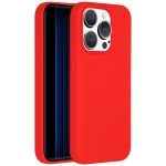 Accezz Liquid Silicone Backcover iPhone 15 Pro - Rood