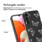 iMoshion Design hoesje Samsung Galaxy A14 (5G/4G) - Butterfly