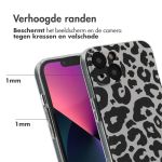 iMoshion Design hoesje iPhone 13 - Leopard Transparent