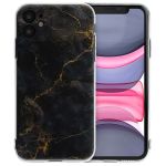 iMoshion Design hoesje iPhone 11 - Black Marble