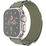 iMoshion Nylon Alpine bandje Apple Watch Series 1-9 / SE / Ultra (2) - 42/44/45/49 mm - Olijfgroen