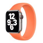 Apple Solobandje Apple Watch Series 1-9 / SE / Ultra (2) - 42/44/45/49 mm - Maat 12 - Kumquat