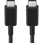 Samsung USB-C naar USB-C kabel 5A Samsung Galaxy A22 (5G) - 1 meter - Zwart