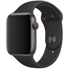 Apple Sport Band Apple Watch Series 1-8 / SE / Ultra - XL / 42/44/45/49 mm - Zwart