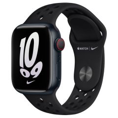 Apple Nike Sport Band Apple Watch Series 1-8 / SE - 38/40/41 mm - Zwart