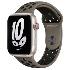 Apple Nike Sport Band Apple Watch Series 1-8 / SE / Ultra - 42/44/45/49 mm - Olive Grey / Black