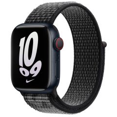 Apple Nike Sport Loop Band Apple Watch Series 1-8 / SE - 38/40/41 mm - Black / Summit White