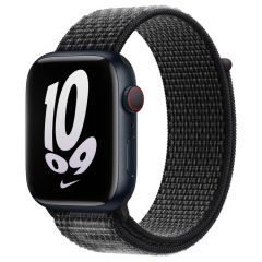 Apple Nike Sport Loop Band Apple Watch Series 1-8 / SE / Ultra - 42/44/45/49 mm - Black / Summit White