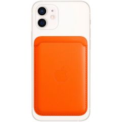 Apple Leather Wallet MagSafe - Oranje