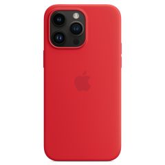 Apple Silicone Backcover MagSafe iPhone 14 Pro Max - Rood
