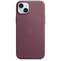 Apple FineWoven Backcover MagSafe iPhone 15 Plus - Mulberry