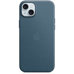 Apple FineWoven Backcover MagSafe iPhone 15 Plus - Pacific Blue