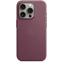 Apple FineWoven Backcover MagSafe iPhone 15 Pro - Mulberry