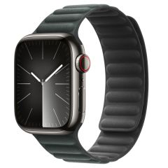 Apple Magnetic Link-bandje FineWoven Apple Watch Series 1-9 / SE - 38/40/41 mm - Maat M/L - Evergreen