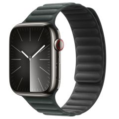 Apple Magnetic Link-bandje FineWoven Apple Watch Series 1-9 / SE / Ultra (2) - 42/44/45/49 mm - Maat S/M - Evergeen