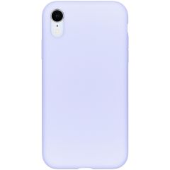 Accezz Liquid Silicone Backcover iPhone Xr - Paars