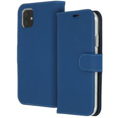 Accezz Wallet Softcase Booktype iPhone 11 - Blauw