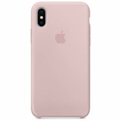 Apple Silicone Backcover iPhone X - Pink Sand