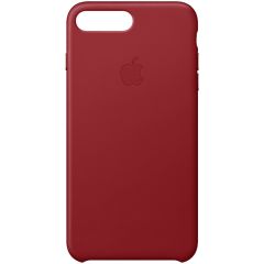 Apple Leather Back Cover iPhone 8 Plus / 7 Plus - Red