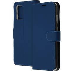 Accezz Wallet Softcase Booktype Samsung Galaxy S20 Plus - Blauw