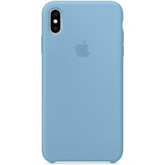 Apple Silicone Backcover iPhone Xs Max - Cornflower