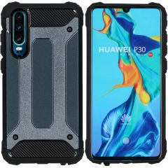iMoshion Rugged Xtreme Backcover Huawei P30 - Donkerblauw