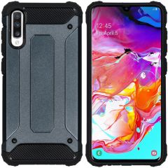 iMoshion Rugged Xtreme Backcover Samsung Galaxy A70 - Donkerblauw