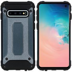 iMoshion Rugged Xtreme Backcover Samsung Galaxy S10 - Donkerblauw