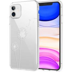 iMoshion Design hoesje iPhone 11 - Paardenbloem - Wit