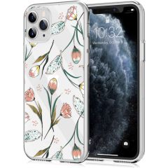 iMoshion Design hoesje iPhone 11 Pro - Bloem - Roze / Groen