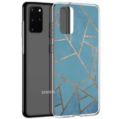 iMoshion Design hoesje Galaxy S20 Plus - Grafisch Koper - Blauw