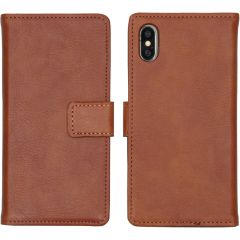 iMoshion Luxe Booktype iPhone Xs / X - Bruin