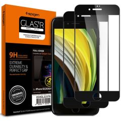 Spigen GLAStR Screenprotector Duo Pack iPhone SE (2020) / 8 / 7