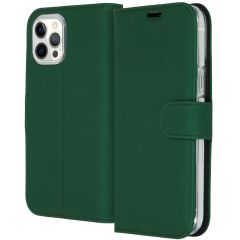 Accezz Wallet Softcase Booktype iPhone 12 Pro Max - Groen