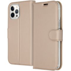 Accezz Wallet Softcase Booktype iPhone 12 Pro Max - Goud