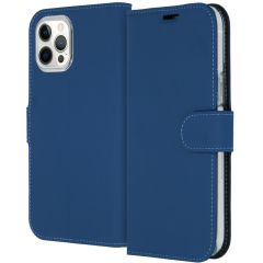 Accezz Wallet Softcase Booktype iPhone 12 Pro Max - Blauw
