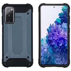 iMoshion Rugged Xtreme Backcover Samsung Galaxy S20 FE - Donkerblauw