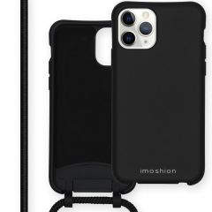 iMoshion Color Backcover met afneembaar koord iPhone 11 Pro - Zwart