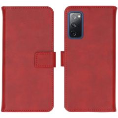 iMoshion Luxe Booktype Samsung Galaxy S20 FE - Rood