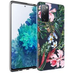 iMoshion Design hoesje Samsung Galaxy S20 FE - Jungle - Groen / Roze