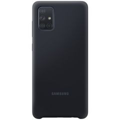Samsung Silicone Backcover Galaxy A71 - Zwart